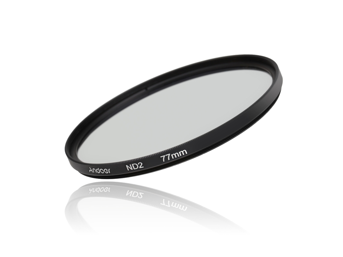Andoer 77mm Fader Nd Filter Kit Neutral Density Photography Filter Set For Nikon Canon Sony Pentax Dslrs LAXISCREED (nd2 Nd4 Nd8)