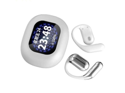Fone De Ouvido Bluetooth Inteligente Com Tela Sensível Ao Toque Aberta, Redução De Ruído E Display Led. Ly Ebike
