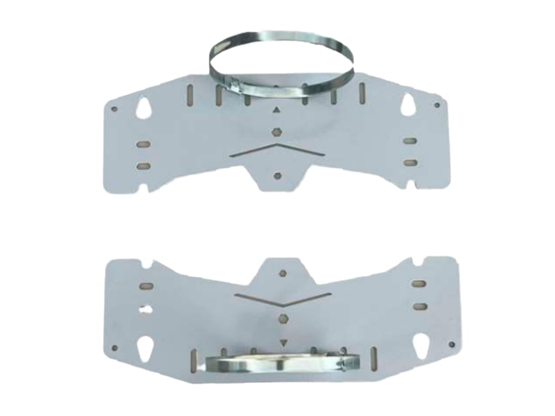 Lojacctv Suporte de metal para poste e parede 90-100 Ø 10 Kg