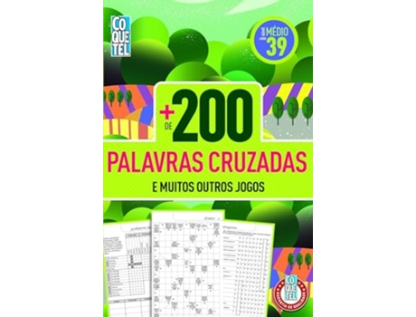 Livro Coquetel Mais De 200 Palavras Cruzadas Médio 39 de EDITORA COQUETEL (Português)