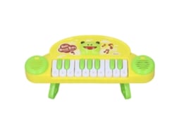 Ats piano para Bebês Teclado Mini de 10 Teclas Material Educativo de Música Abs para Crianças Cor Verde