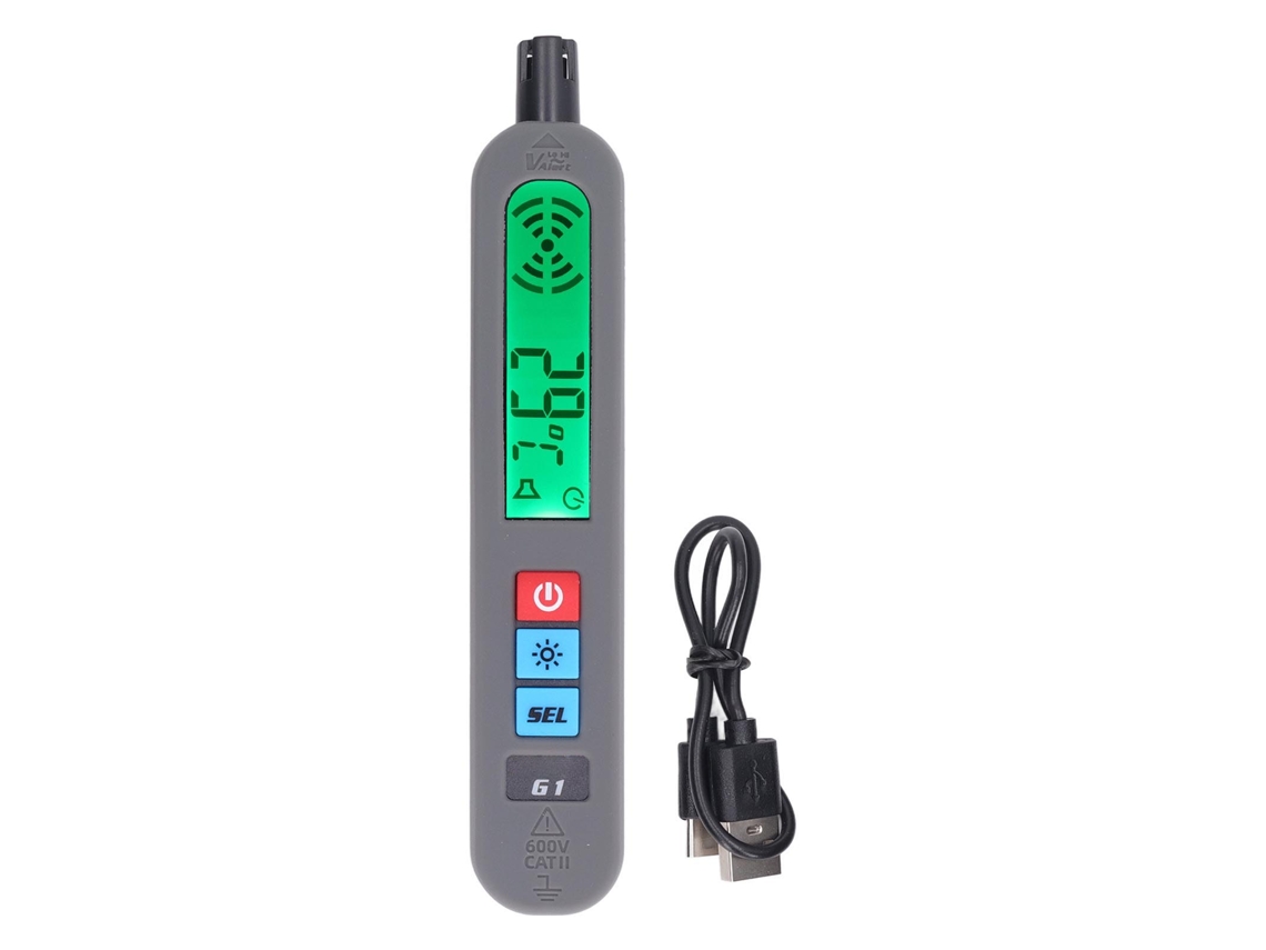 Detector de gás combustível G1 com LCD alerta multimídia sensor NTC gás natural metano propano gasolina S/MARCA