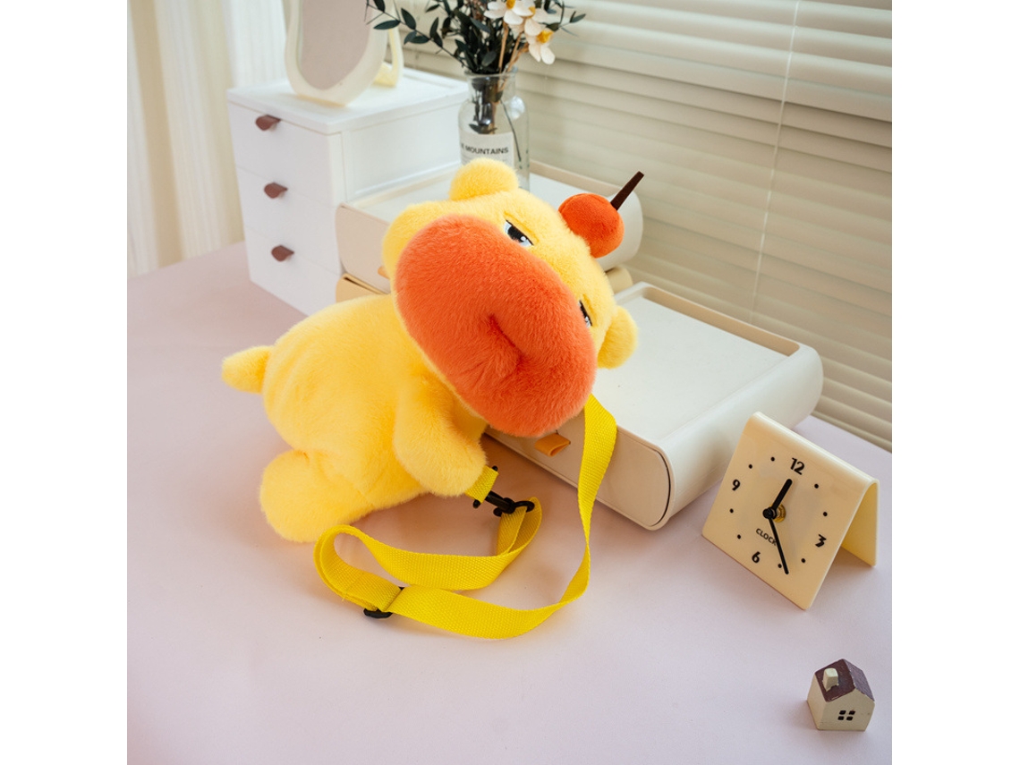Boneca De Pelúcia Fofa De Desenho Animado Capivara Lulu, Bolsa Carteiro Prática, Decoração Para Pendurar, Estojo Para Lápis, Coisas Slowmoose