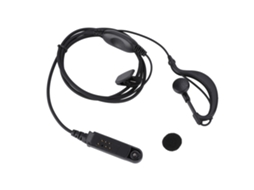 Fone De Ouvido Para Rádio Walkie Talkie Com Microfone E Clip