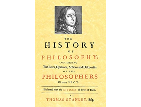 Livro History of Philosophy 1701 de Thomas Stanley (Inglês)
