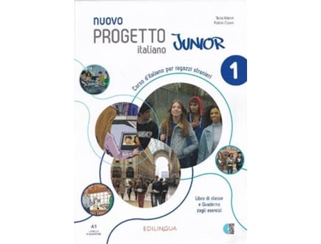 Livro Nuovo Progetto italiano Junior 1 online access code de Telis Marin e Fabio Caon (Italiano)