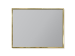 Quadro de vidro magnético amarelo intenso para hall de entrada Espelharte (80x60 cm)
