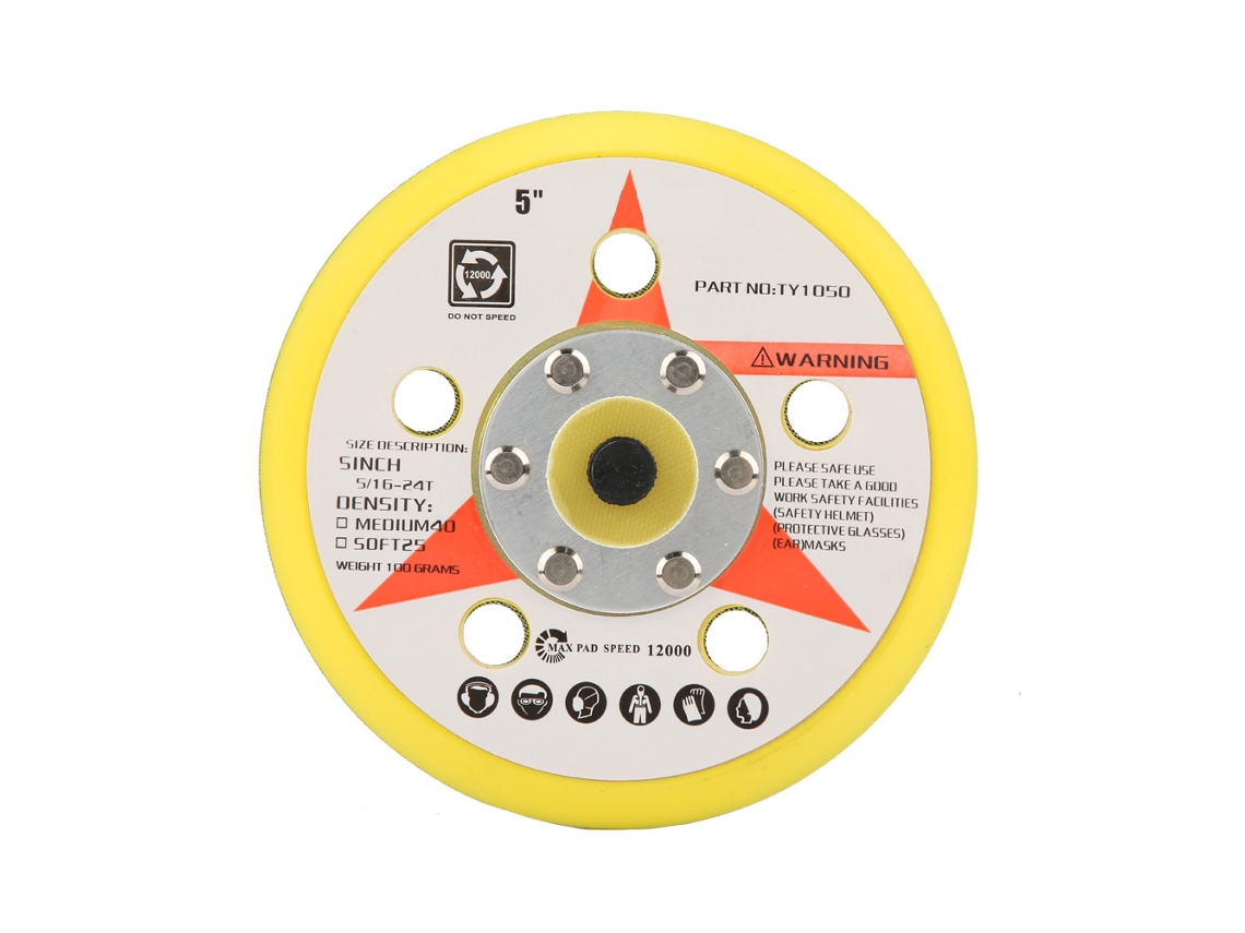 Lixa Autoadesiva Para Polimento Com Máquina Pneumática - Disco De Moagem E Polimento 03