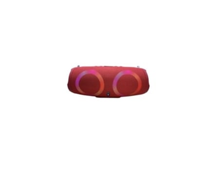 Coluna Wireless Portátil com Alça e Luz LED 1500 mAH 10W XTEREM2 VERMELHO .