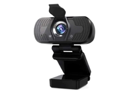 Webcam Com Microfone 1080p Full Hd Câmera De Computador Conector Usb Brilvibera