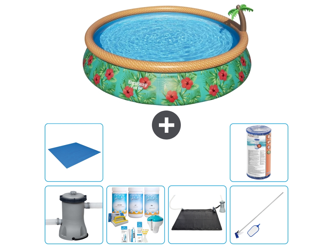 Bestway Piscina Bestway Fast Set Redonda - 457x84 Cm - 7-peças S22035