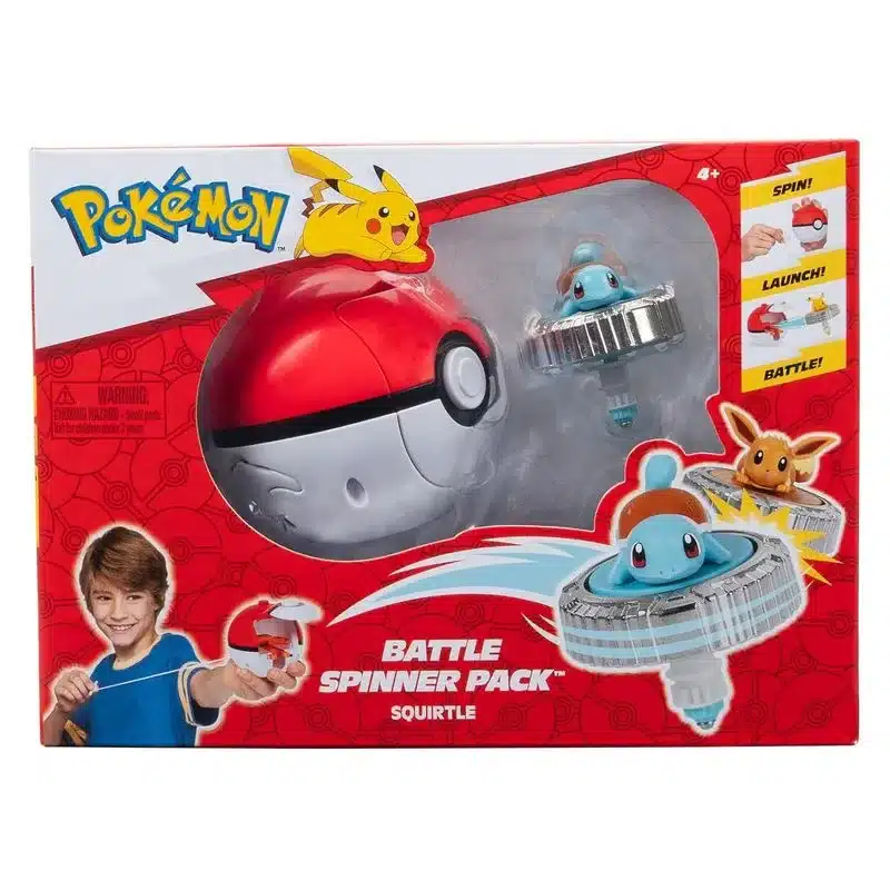 Pokémon Battle Spinner Pack Squirtle 63224397 Squirtle Bizakmás De 4 Años