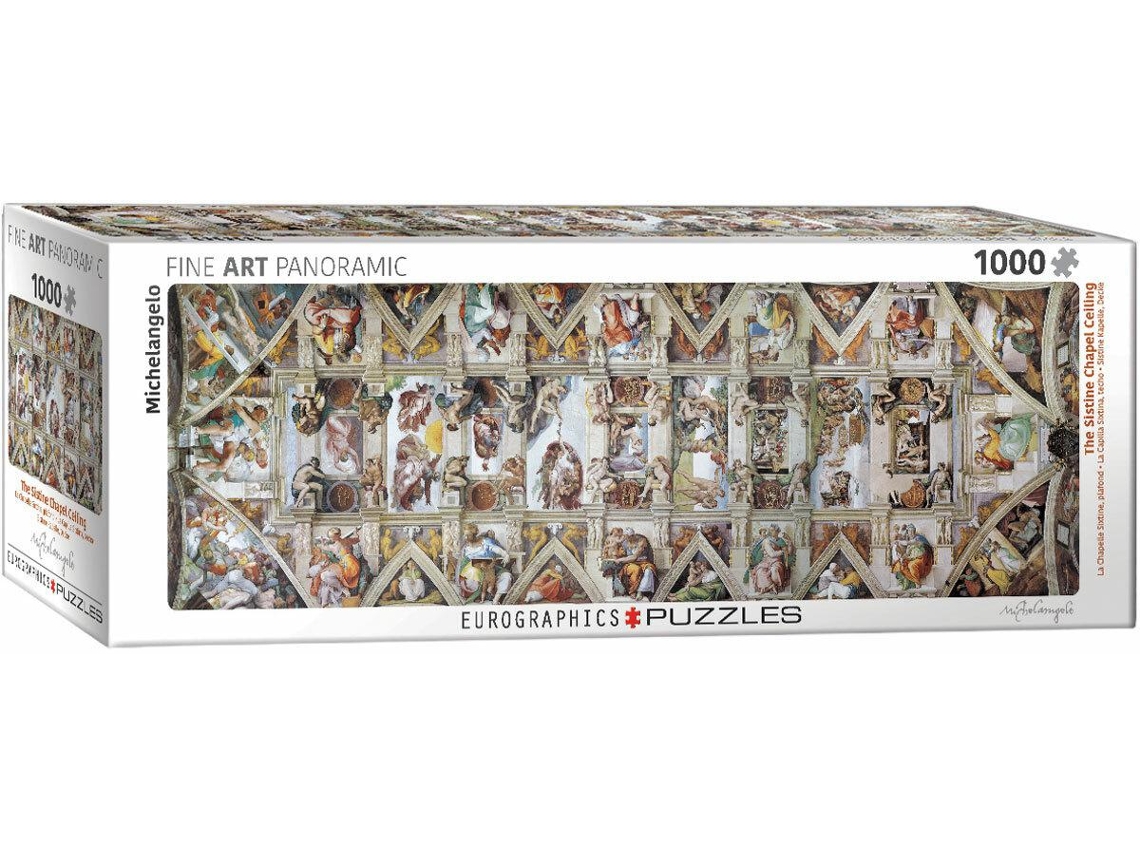 Puzzle 1000 Pcs Panoramic Capela Sistina Eurographics