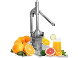 Espremedor Manual De Citrinos Para Laranjas, Limas E Romãs Em Aço Inoxidável