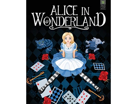 Livro Alice in Wonderland de Lewis Carroll (Inglês)