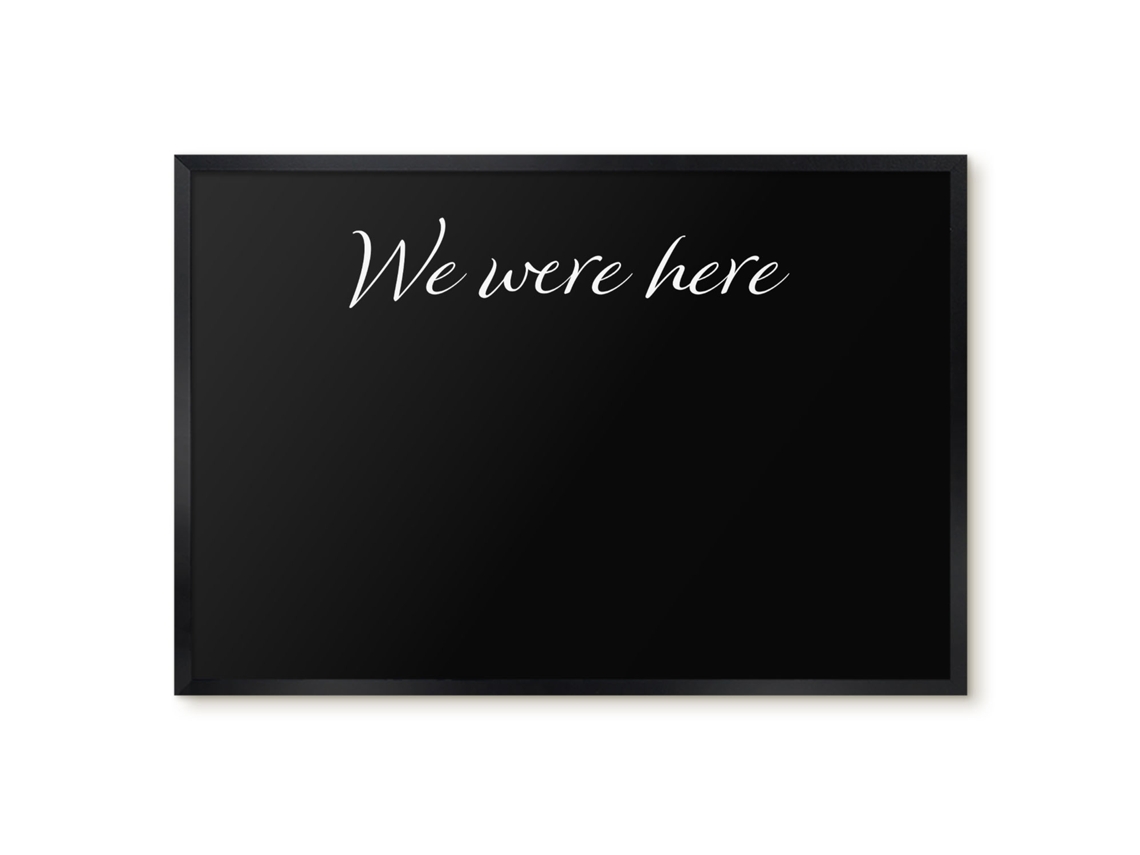 Quadro magnético de parede "We Were Here For The Bedroom" Espelharte (60x40 cm)