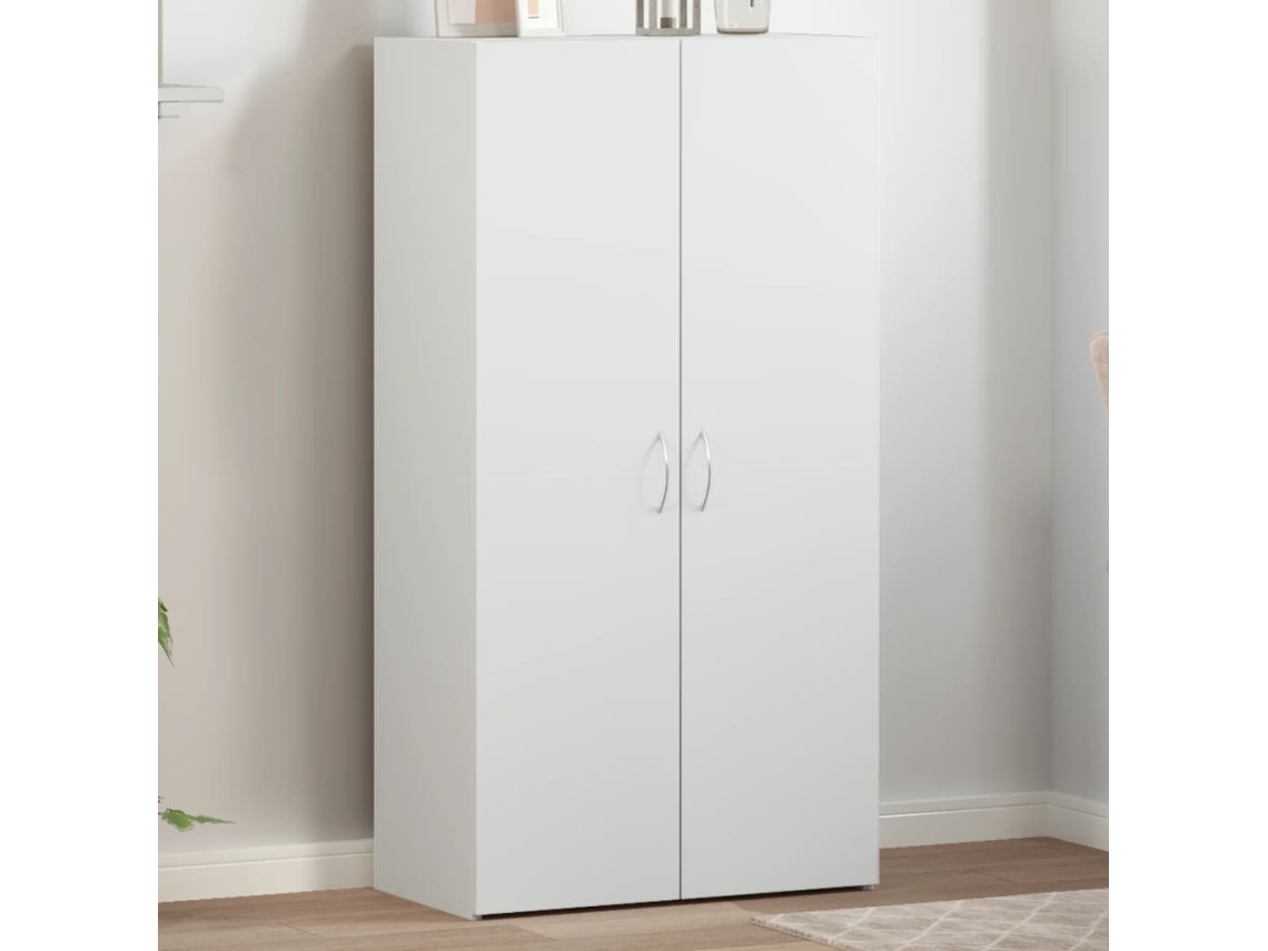 Vidaxl Arquivador 60x32x115 Cm Derivados De Madeira Branco