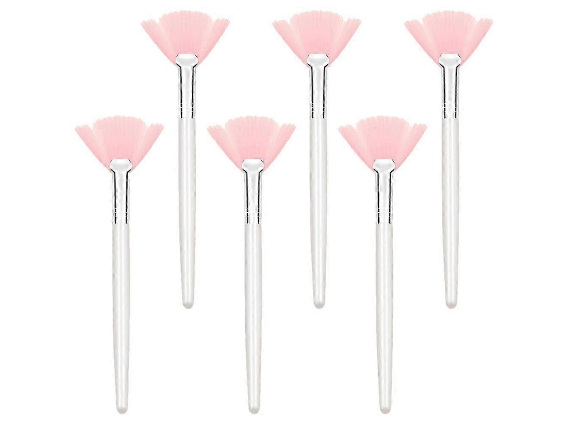 Pincéis De Maquiagem Em Formato De Leque, Pincéis Para Base Em Pó E Aplicadores De Maquiagem Facial. Everley891