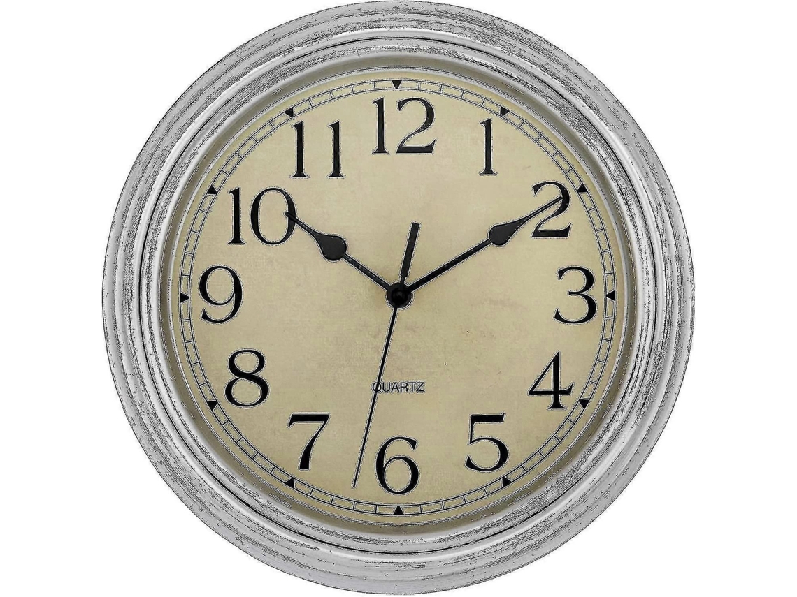 Relógio De Quartzo Retro Silencioso Sem Tique-taque (12 Polegadas)