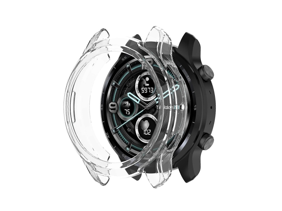 Capa Protetora Transparente De Tpu Para Tic Watch Pro X, Com Meia Cobertura.