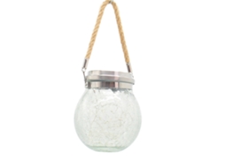 Luz De Bola De Vidro Quebrado Solar Para Decoração De Jardim, Quintal E Gramado