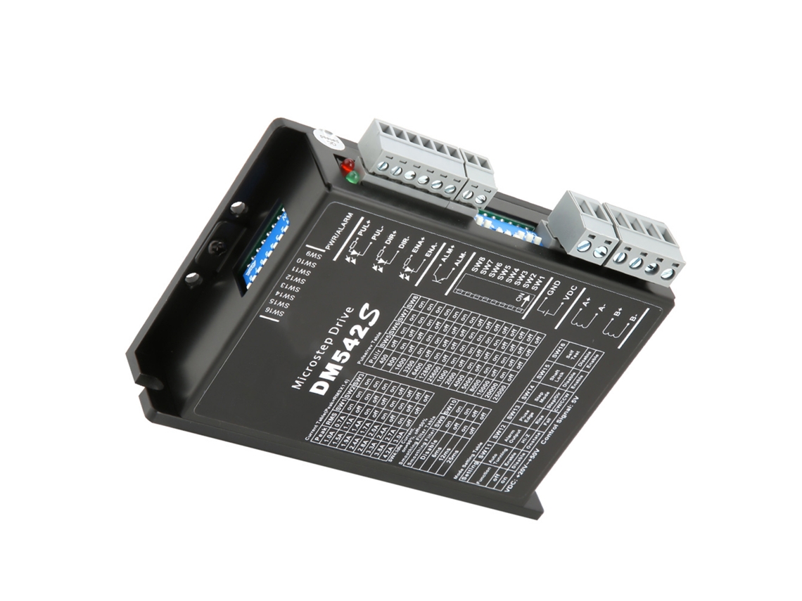 Laxiscreed Dm542s Driver De Motor Passo A Passo Para Cnc, Compatível Com 5-24v Dc, Alta Precisão De Controle