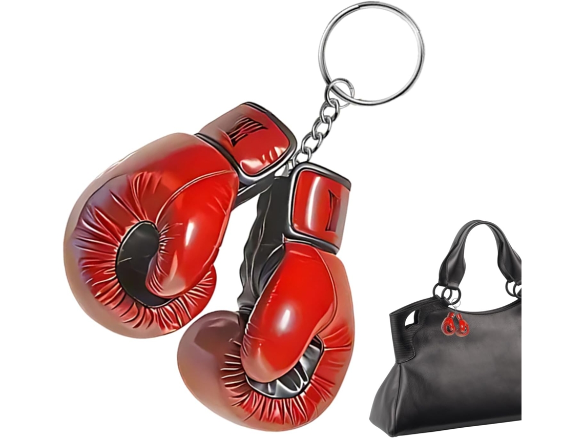 Chaveiro De Luva De Boxe Em Acrílico - Chaveiro Plano De Boxe, Pingente