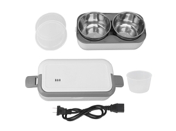 Caixa de almoço elétrica portátil com forro de aço inox 0,5l | S/MARCA