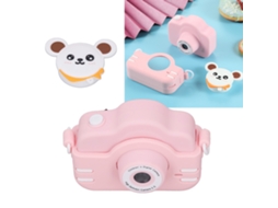 Câmera Infantil De Desenho Animado Para Crianças, Câmera Digital Multilíngue, Aparência Fofa, Câmera Infantil Dv Rosa Brilvibera