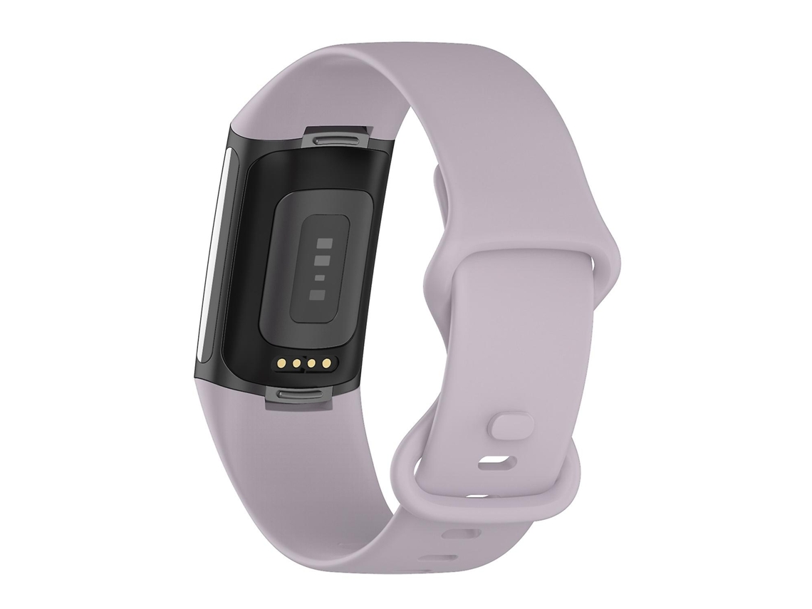 Pulseira de substituição de TPU macio para relógio inteligente Fitbit Charge 5 Ly Ebike (grande)