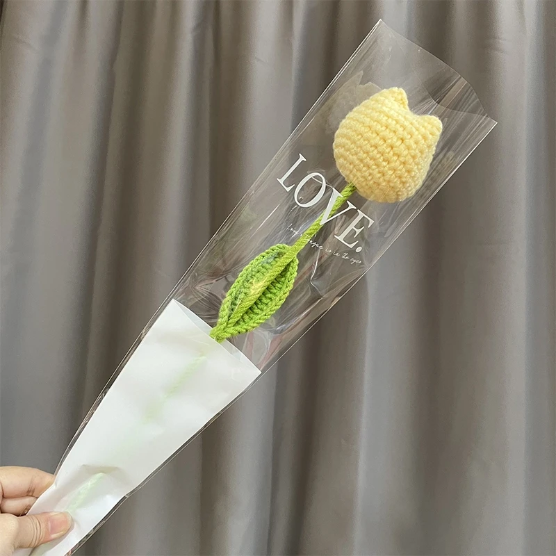 Flores Tricotadas À Mão, Flores de Crochê, Buquês de Flores "faça Você Mesmo". MDUG