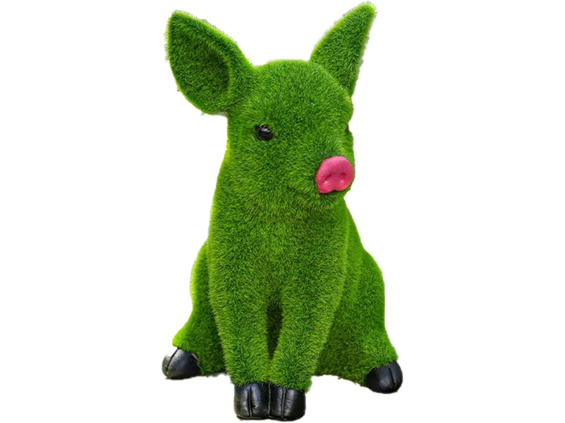 Estátuas Decorativas para Jardim, Esculturas de Animais Flocadas Figuras Decorativas para Uso Externo para Varanda, CHABERLU