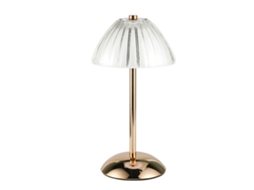 Rebe-lâmpada Champignon Com Interruptor Táctil, Regulável Sem Escalas, Recarregável, Decorativa De Cristal Para Mesa De Jantar, Mesa De Cabeceira