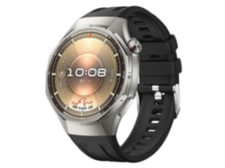 Pulseira De Silicone De Cor Sólida Com Fivela De Aço Prateado Para Huawei Watch Gt 6 Pro
