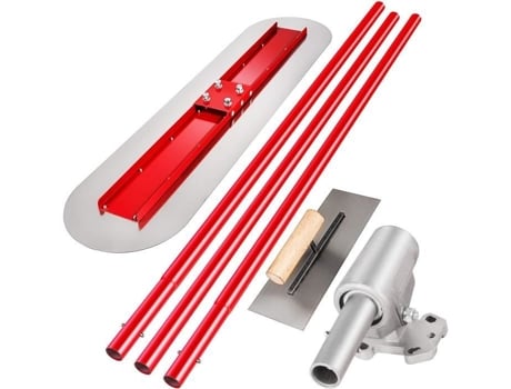 Colher De Pedreiro Em Aço Manganês 1200x300mm Com 3 Cabos De 1.8m E Suporte De Régua Autrement