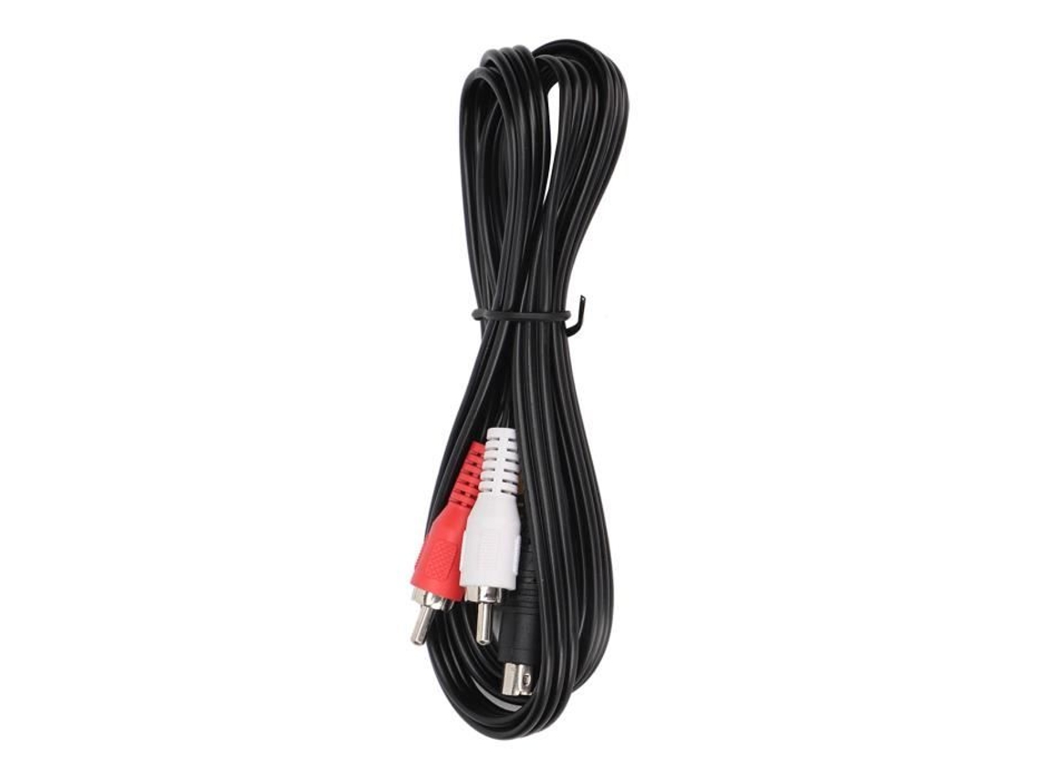 HURRISE Mini Din 4Pin para Cabo 3Rca Qualidade Profissional 1 5 M Adaptador para Dvd Tv Hdtv Vcr Conector Mini Din 4Pin