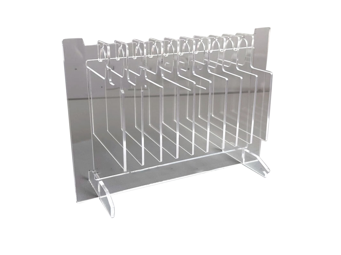 Suporte De Exibição Para Unhas Em Acrílico Com 10 Acessórios Transparente Organizador Para Amostras E Designs De Unhas