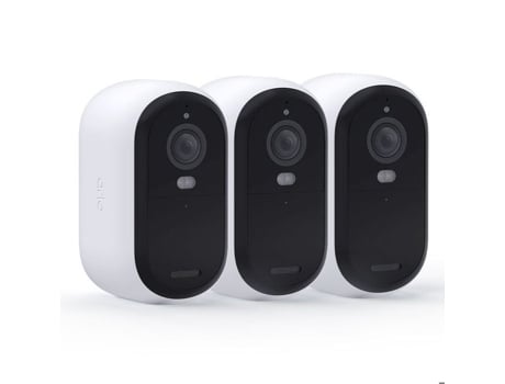 Câmera De Segurança Conectada Arlo Essential2 Pacote De 3 Resolução 2k Visão Noturna Colorida