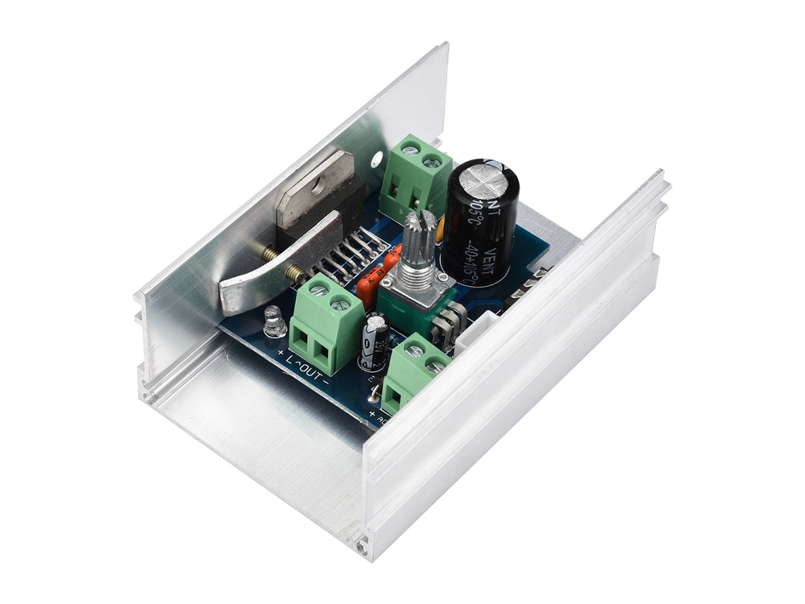 Laxiscreed Amplificador De Áudio Digital Tda7297 15w X 2 Para Sistemas De Som Com Suporte Dc12v