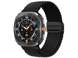 Bracelete para Samsung Galaxy Watch Ultra Couro Genuíno com Fivela Rebitada (47mm) XIAOMOYU