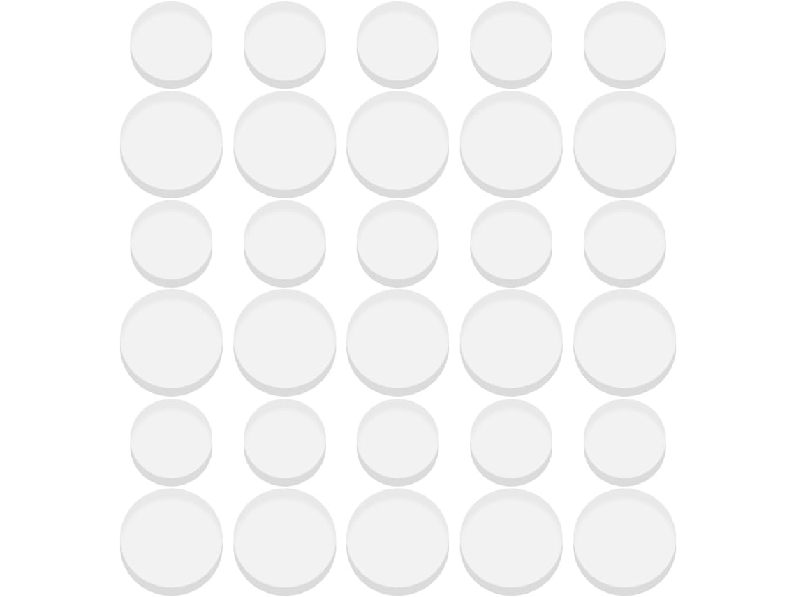 30 Protetores Transparentes Para Evitar Danos A Superfícies Rígidas, Almofadas De Borracha Antiderrapantes Para Mesas