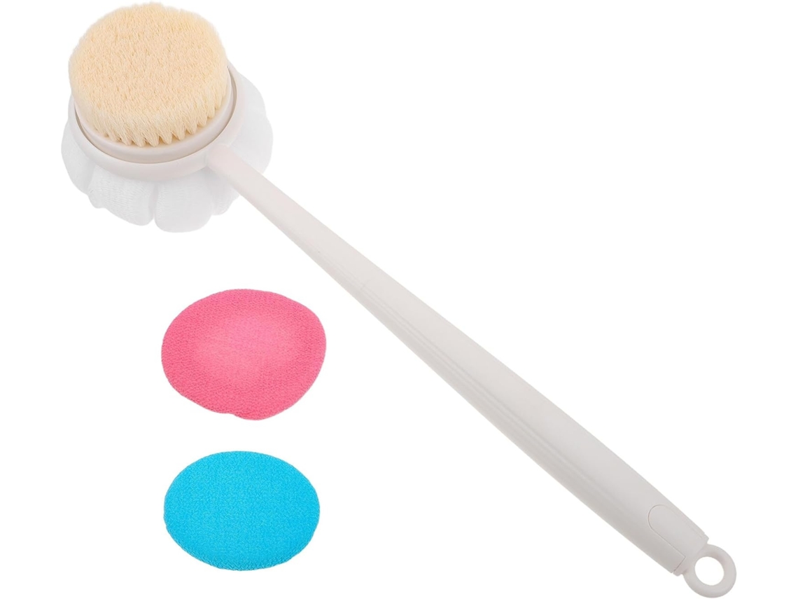 Lurelia Acessório De Duche Com Bucha Vegetal De Banho, Dupla Face, Antiderrapante E Limpeza Profunda