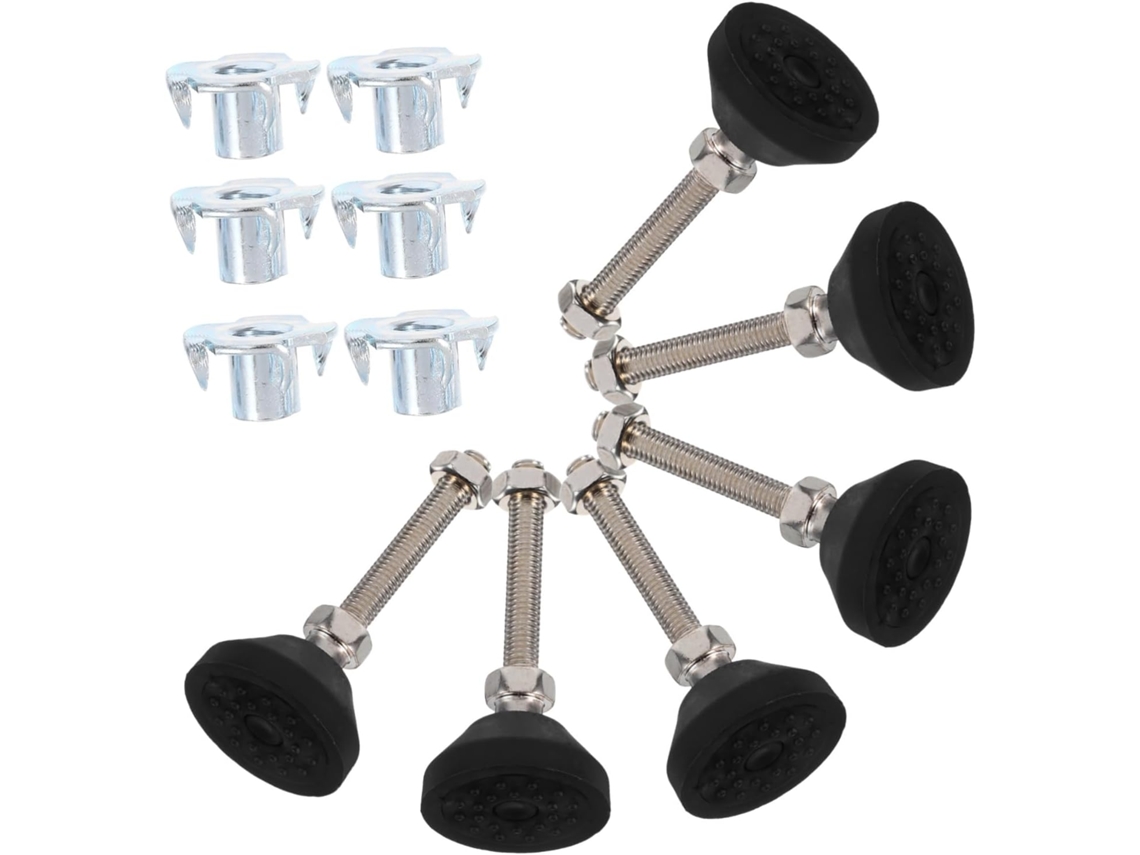 Doitool Conjunto De 6-almofadas Ajuste Altura Para Móveis, Bases De Suporte Para Mesas E Sofás
