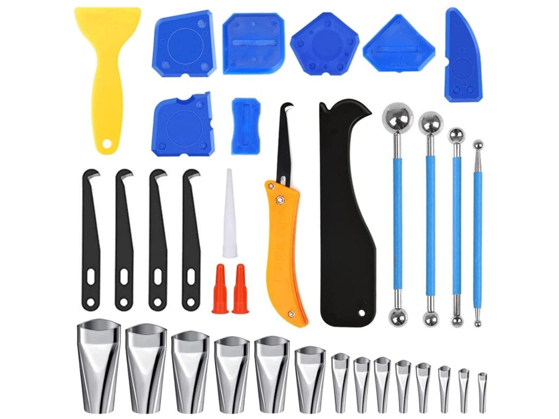 Conjunto de 35 Ferramentas de Calafetagem AQUAFORGE