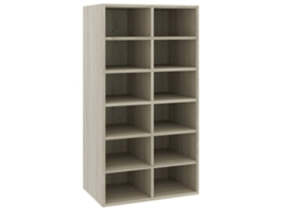 Shoe Rack, Shoe Racks Vidaxl Marrom Madeira Processada (n/a)
