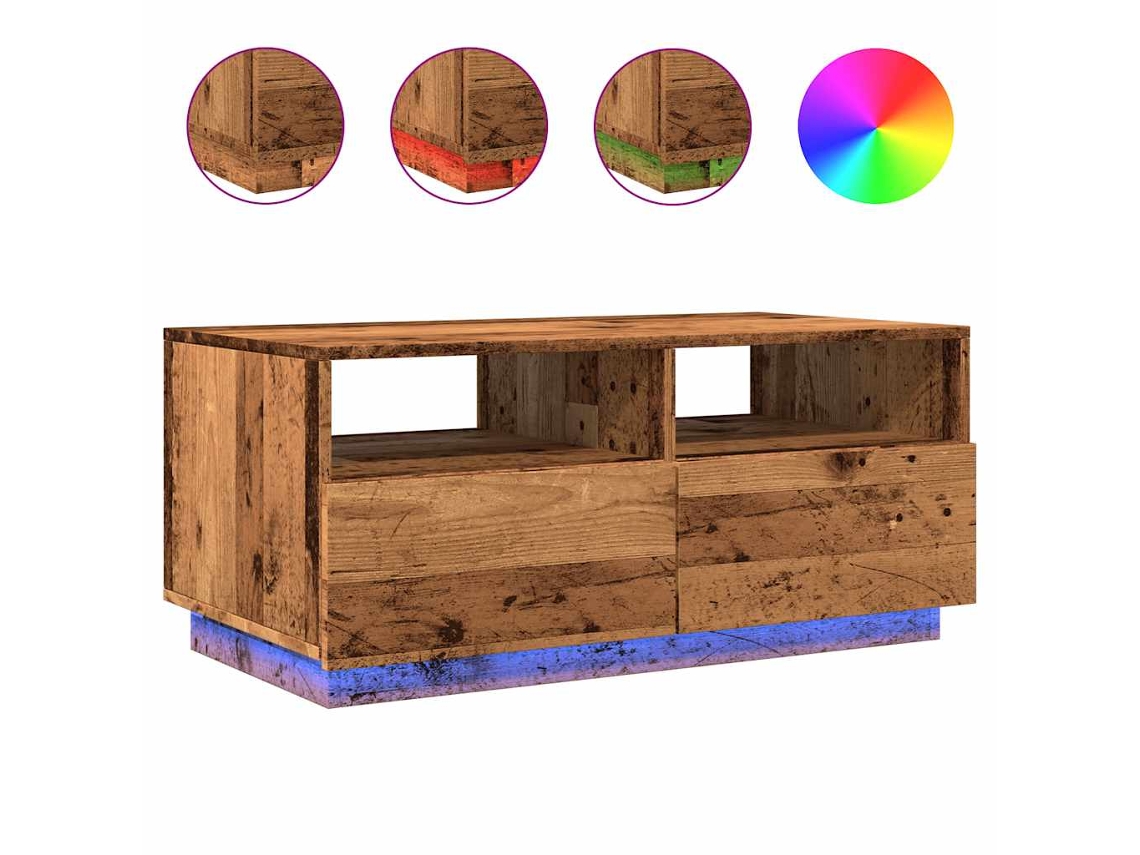 Coffee Table, Coffee Tables Vidaxl Marrom Madeira Processada (n/a)
