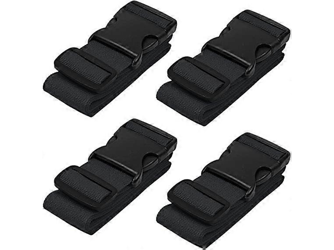 Cintas de bagagem Slowmoose (pacote com 4) para bagagem e acessórios de viagem