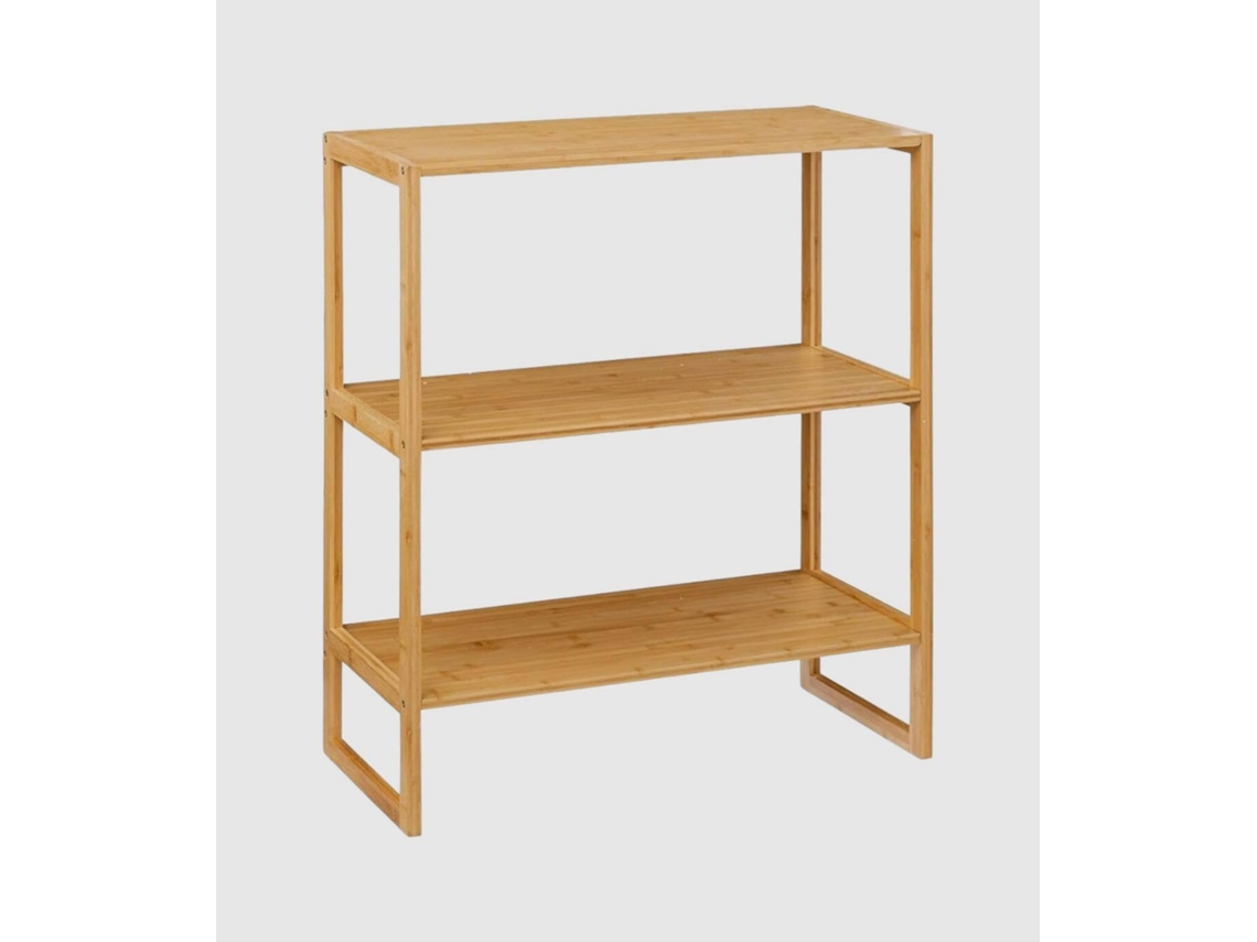 Prateleira modular de bambu Ekilikua Home