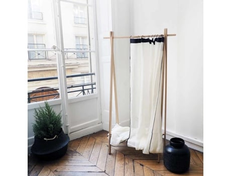 Cortina HAOMY em linho branco Bonifacio (140 x 280 cm)