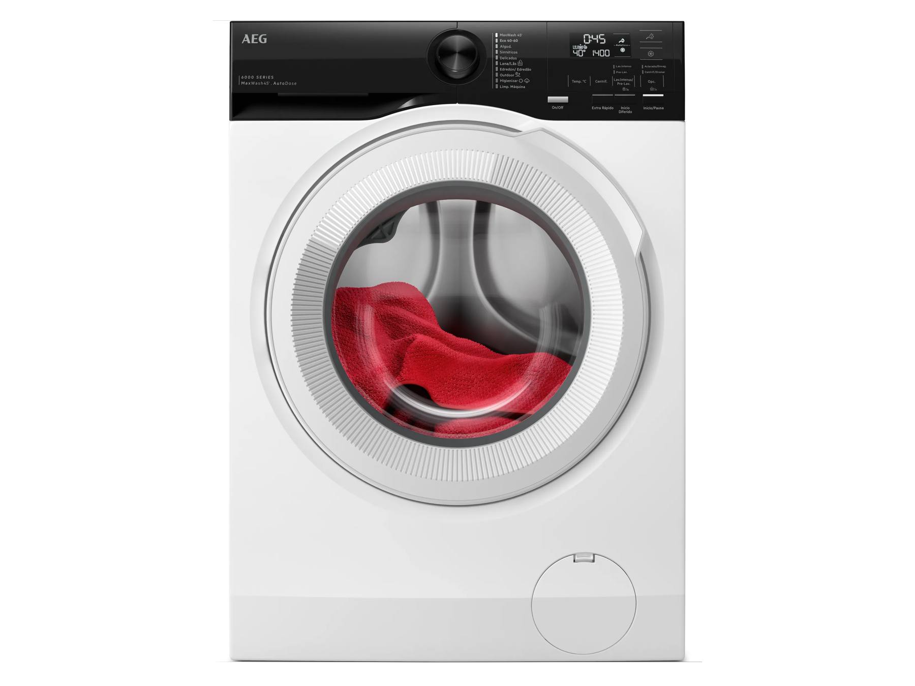 Máquina de Lavar Roupa AEG LFE6G54O2M (10.5 kg - 1400 rpm - Branco)